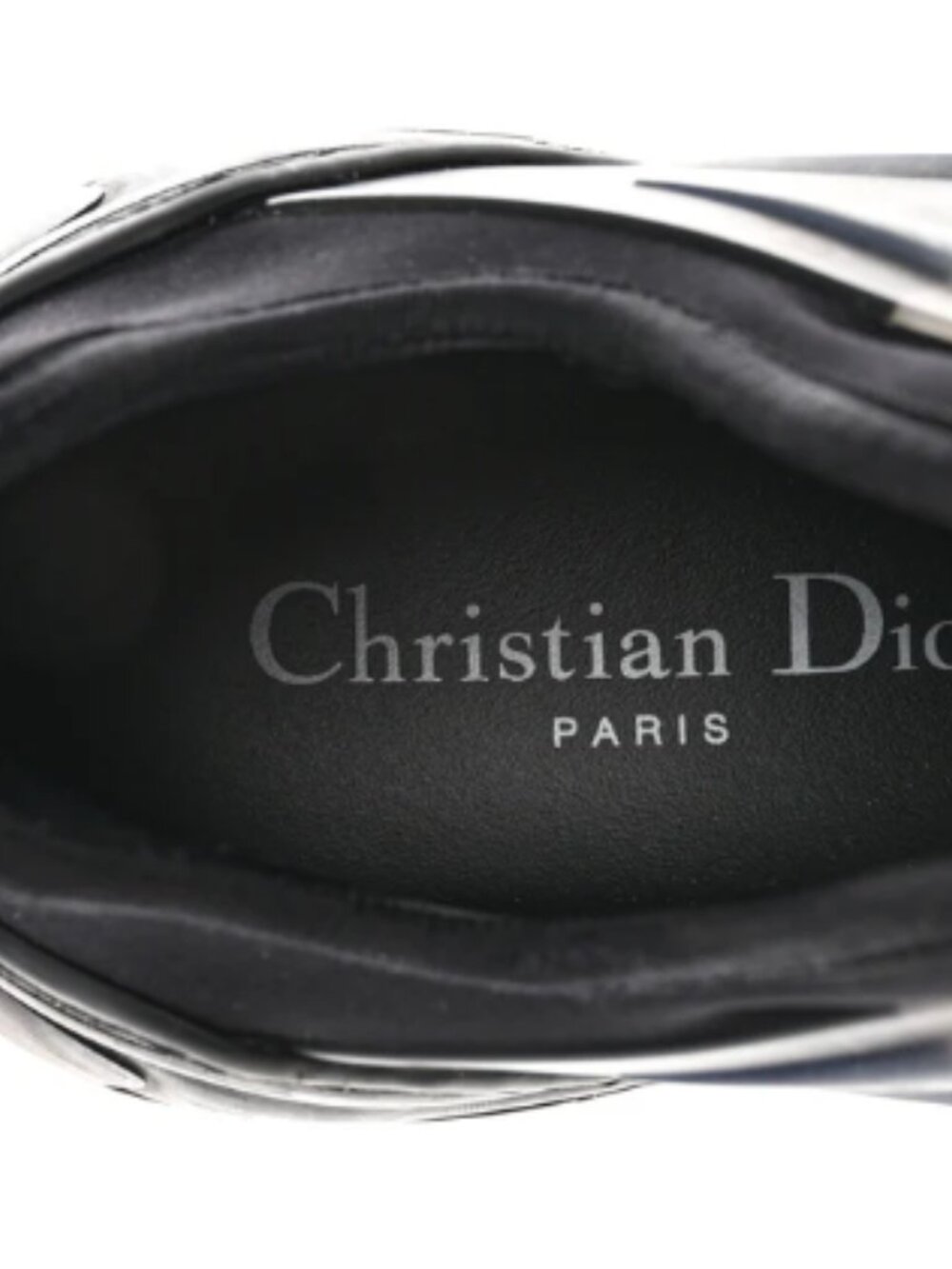 Christian Dior Neoprene Rubber Womens D-Connect Sneakers 36 Black - Picture 7 of 9